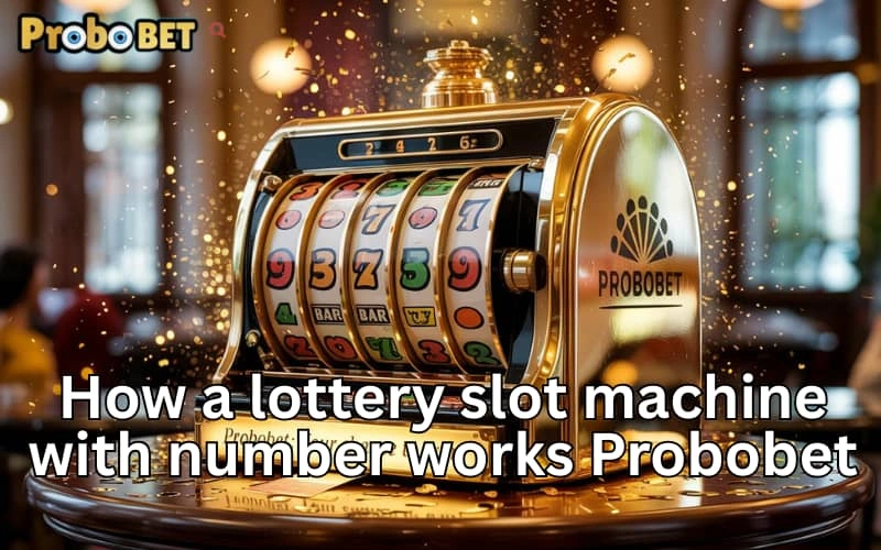 how a lottery slot machine with number works
