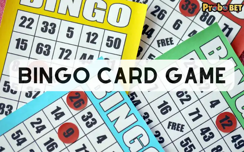 bingo card game