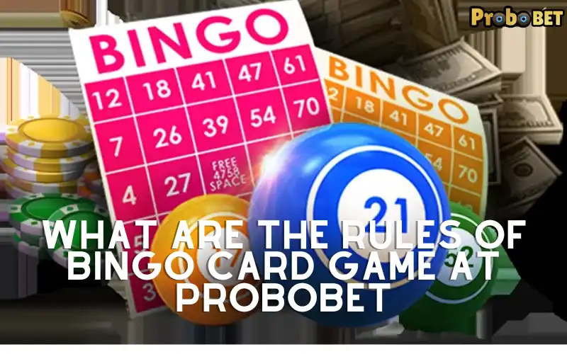 bingo card game